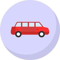 conception d'icône de vecteur de limousine