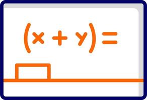 icône de vecteur de mathématiques