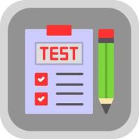 conception d'icône de vecteur de test