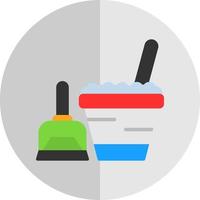 conception d'icônes vectorielles d'outils de nettoyage vecteur