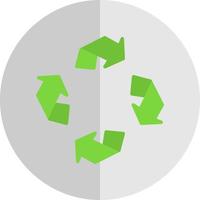 conception d'icône de vecteur de recyclage