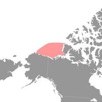 Beaufort mer sur le monde carte. vecteur illustration.