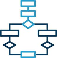 conception d'icône de vecteur de processus