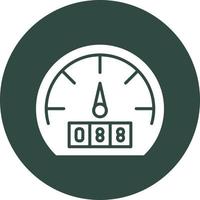 icône de vecteur de compteur de vitesse