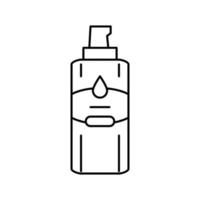 gel hydratants crème ligne icône vecteur illustration