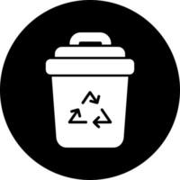 déchets poubelle vecteur icône