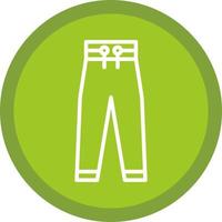 conception d'icône de vecteur de pantalon