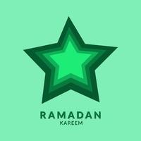 fond d'illustration vectorielle ramadan kareem vecteur