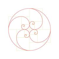 Vecteur d'illustration Golden Ratio