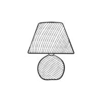 table lampe ancien art illustration Créatif conception vecteur