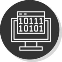 conception d'icône de vecteur d'encodeur