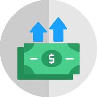 conception d'icône de vecteur de profit