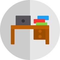 conception d'icône de vecteur de table de travail