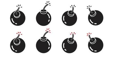 bombe icône dessin animé vecteur grenade illustration personnage