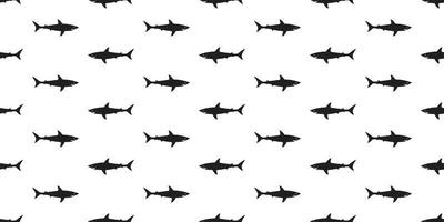 requin sans couture modèle poisson isolé océan vecteur fond d'écran Contexte