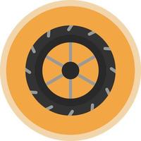 conception d'icône de vecteur de pneus
