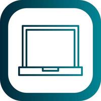conception d'icône vectorielle d'écran d'ordinateur portable vecteur