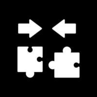 conception d'icône vectorielle bipartite vecteur