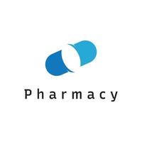 pharmaceutique capsule médicament logo modèle, logo pour pharmacie, Pharmacie,santé,médecin,médecin,plus symbole. vecteur