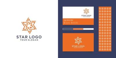 vecteur de conception de logo étoile