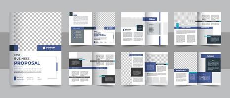 entreprise profil brochure modèle ou plusieurs pages affaires brochure conception modèle conception vecteur