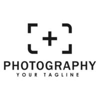 modèle de logo de photographie vecteur