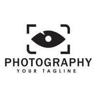 modèle de logo de photographie vecteur