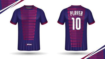 conception de maillot de football pour la sublimation, conception de t-shirt de sport vecteur