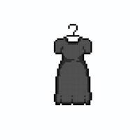 pendaison robe dans pixel art style vecteur