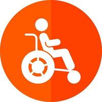 conception d'icône de vecteur d'invalidité