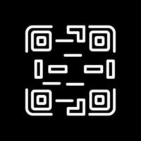 conception d'icône de vecteur de code qr