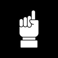 conception d'icône de vecteur de doigt