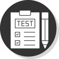 conception d'icône de vecteur de test