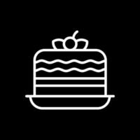 conception d'icône de vecteur de gâteau