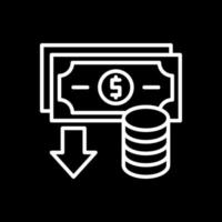 conception d'icône de vecteur de revenu