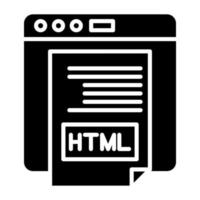 html icône style vecteur