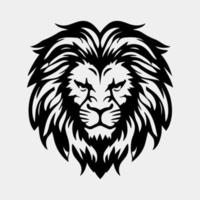 Lion tête mascotte logo vecteur conception