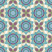 mandala de fleurs. éléments décoratifs vintage. motif oriental, illustration vectorielle. vecteur