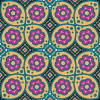 mandala de fleurs. éléments décoratifs vintage. motif oriental, illustration vectorielle-1 vecteur