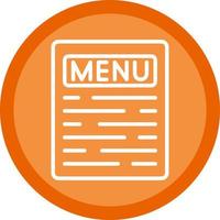conception d'icône de vecteur de menu