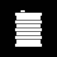 conception d'icône de vecteur de baril de pétrole