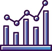 conception d'icônes vectorielles d'analyse de données vecteur