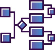 conception d'icône de vecteur de diagramme