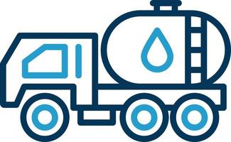 conception d'icône de vecteur de pétrolier