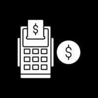 conception d'icône de vecteur de paiement en espèces