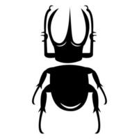 scarabée icône illustration vecteur