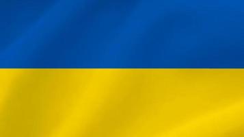 drapeau national ukrainien vecteur