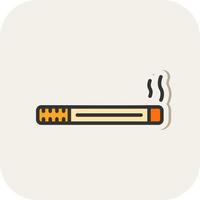 conception d'icône de vecteur de cigarette