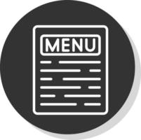 conception d'icône de vecteur de menu