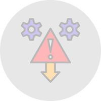 conception d'icône de vecteur d'incident